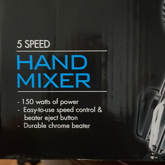 Living Solutions Hand Mixer 5 Speed 150 watts - Picture 2 of 4